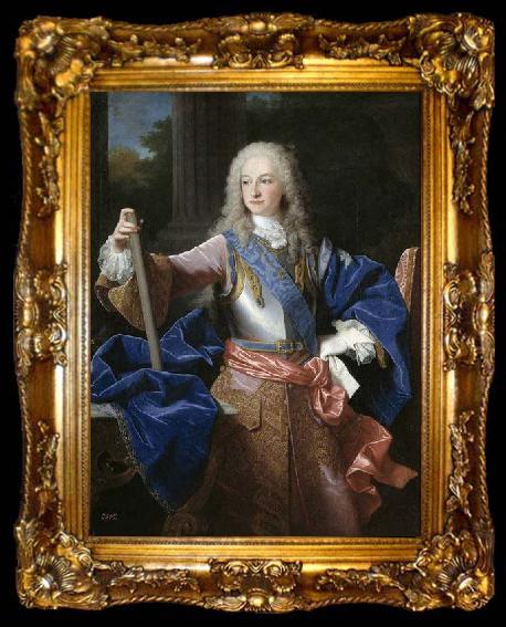 framed  Jean Ranc Portrait of Prince Louis of Spain, ta009-2